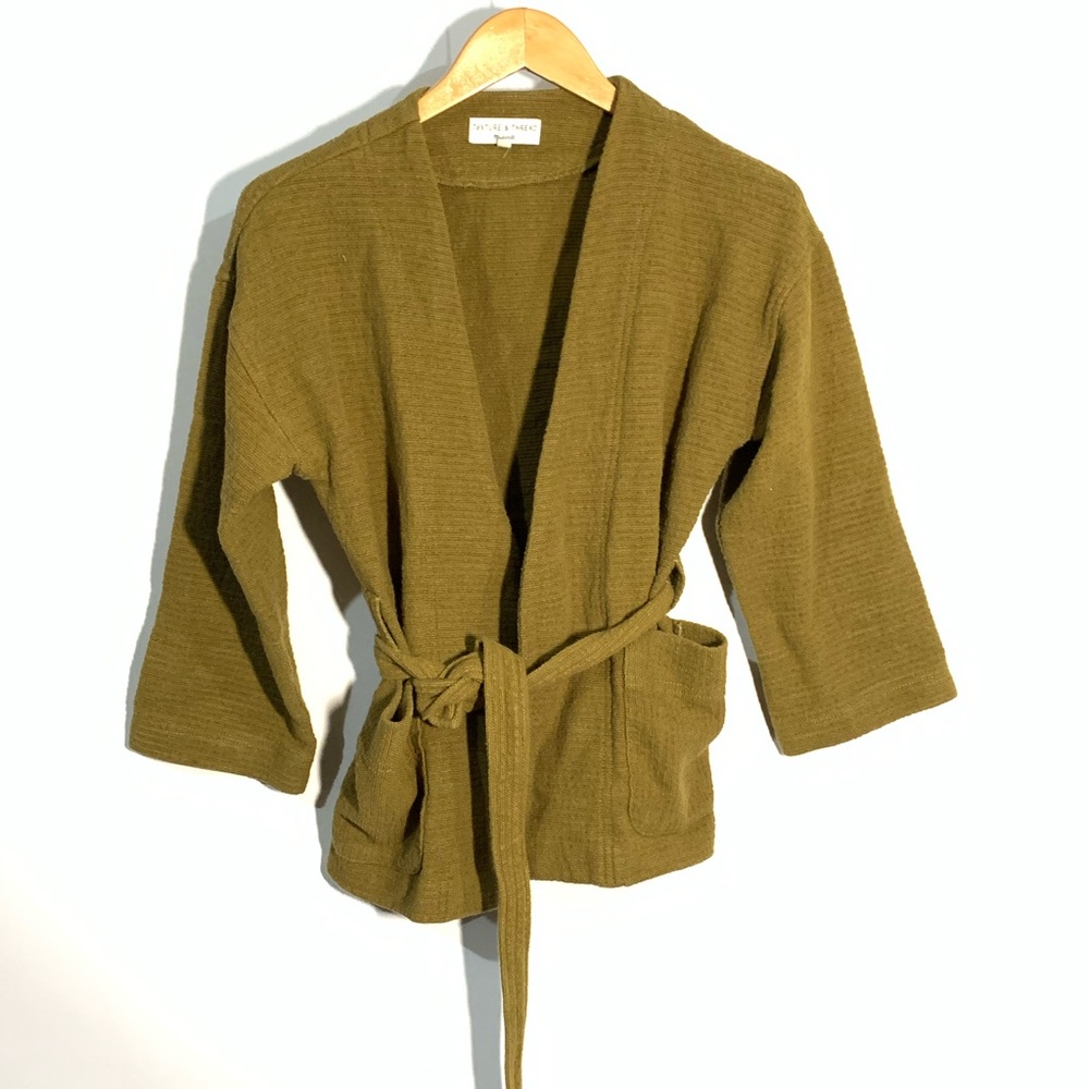 Madewell texture and thread cardigan sweater